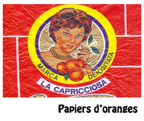 oranges papier